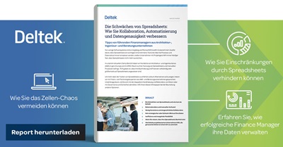 Die Schwächen von Spreadsheets und wie man sie überwindet 
