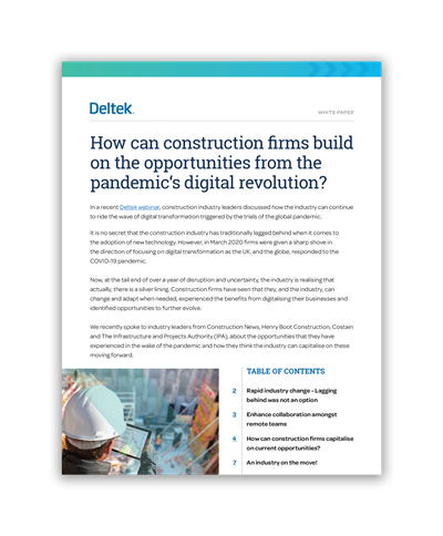 Is your construction firm part of the digital revolution?