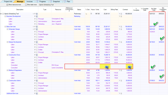 Project Fee Amount