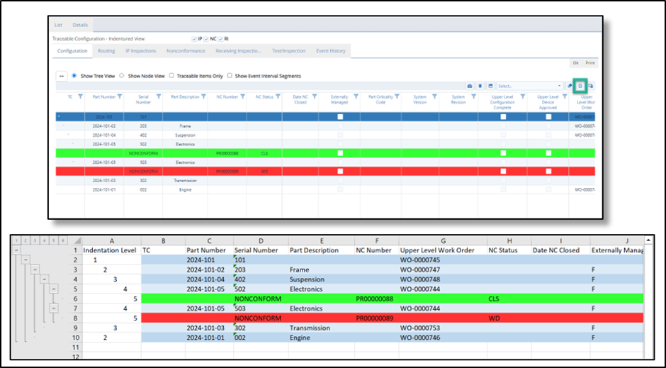 New tab. in document management