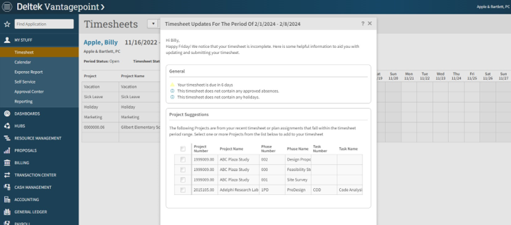 Timesheet Assist