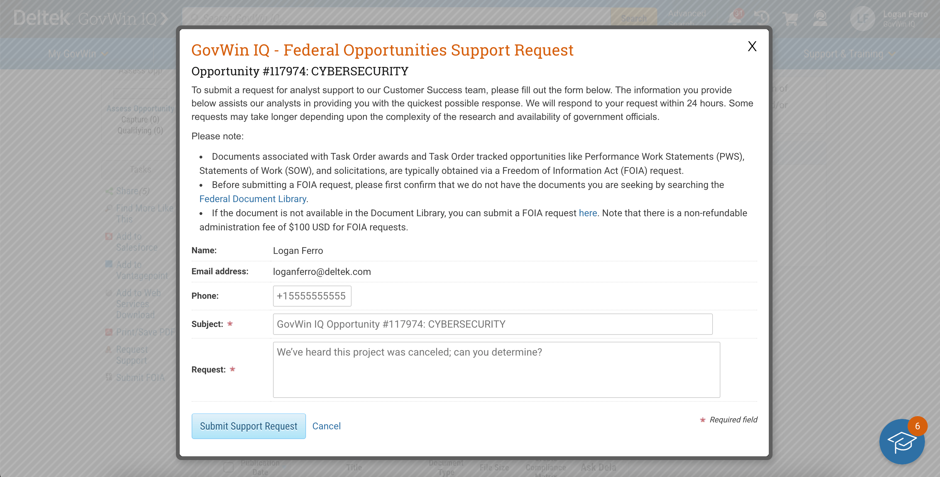 Research Support