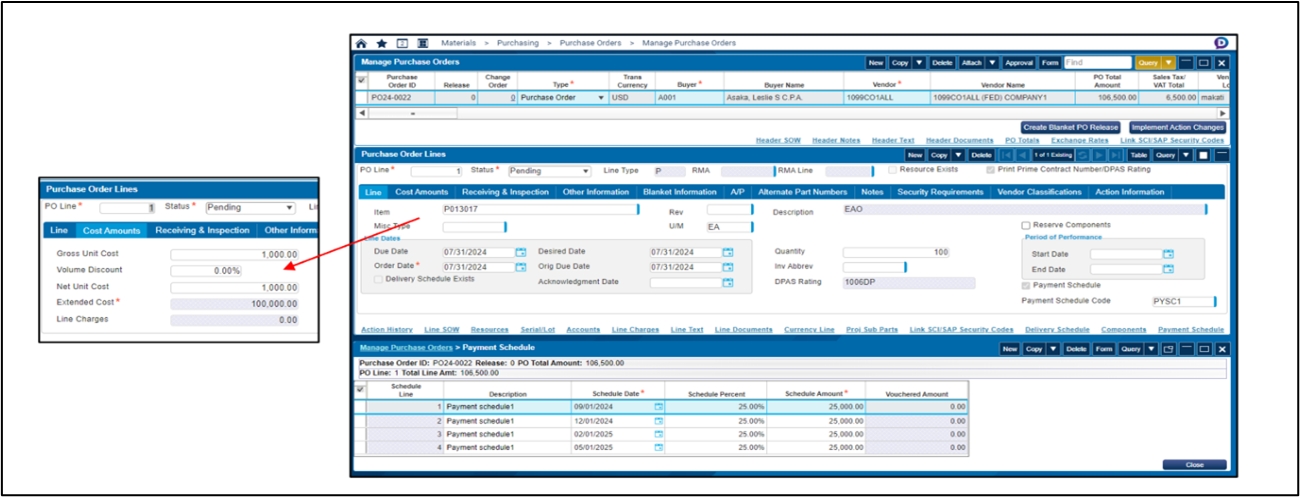 Manage PO