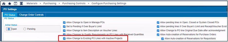 active project