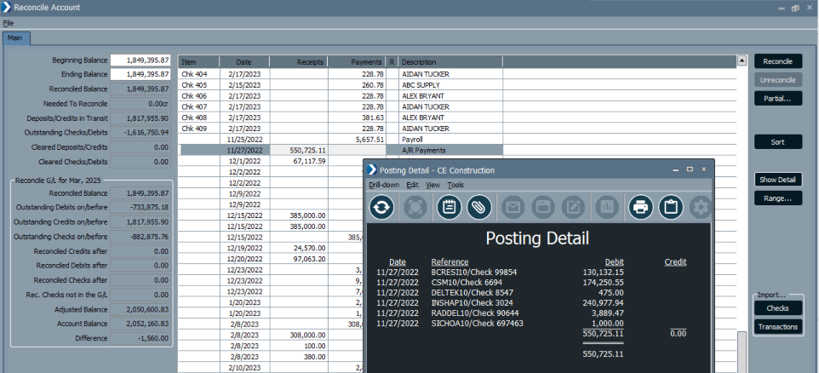 Bank Reconciliation