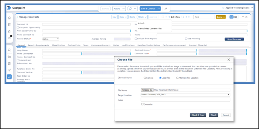 Accelerate project initiation with the Contract Agent that automatically scans, extracts and creates contract records.