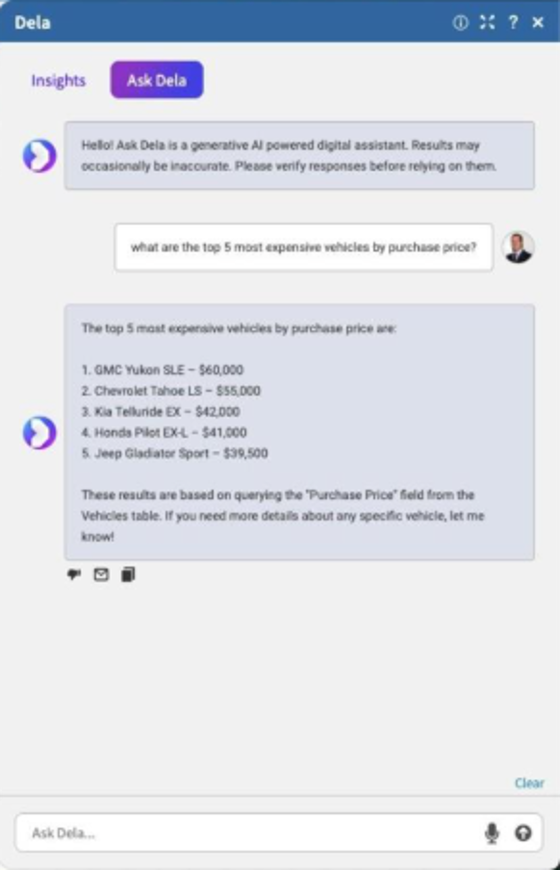 Run AI queries across projects, contacts, firms, and employees using your own custom fields.
