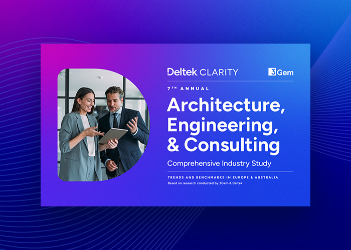 Deltek Clarity Study for EMEA & AUS Architecture, Engineering & Consulting Firms