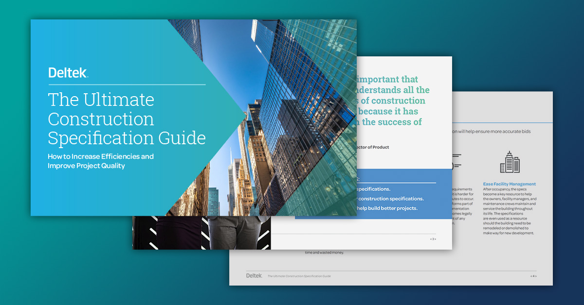 Ultimate Construction Specification Guide