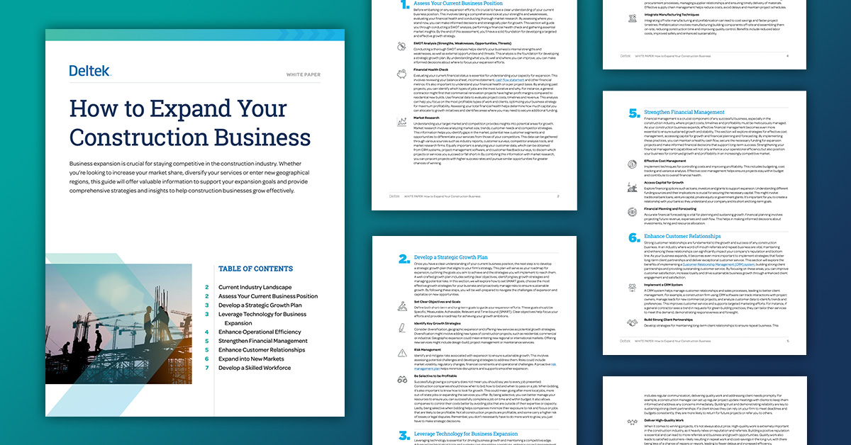 Expand Your Construction Business