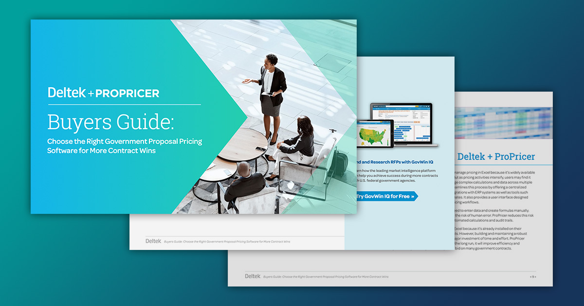 Buyers Guide: Choosing The Right Government Proposal Pricing Software