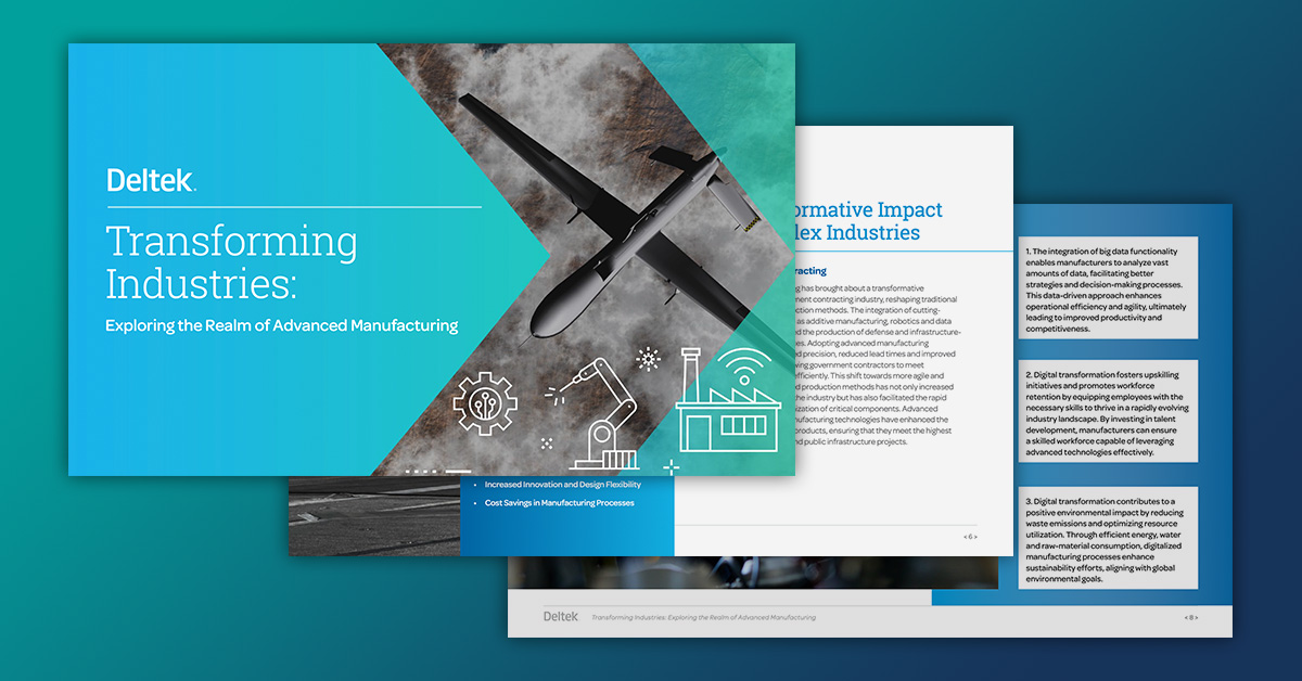 Transforming Industries: Digitize the Advanced Manufacturing Lifecycle