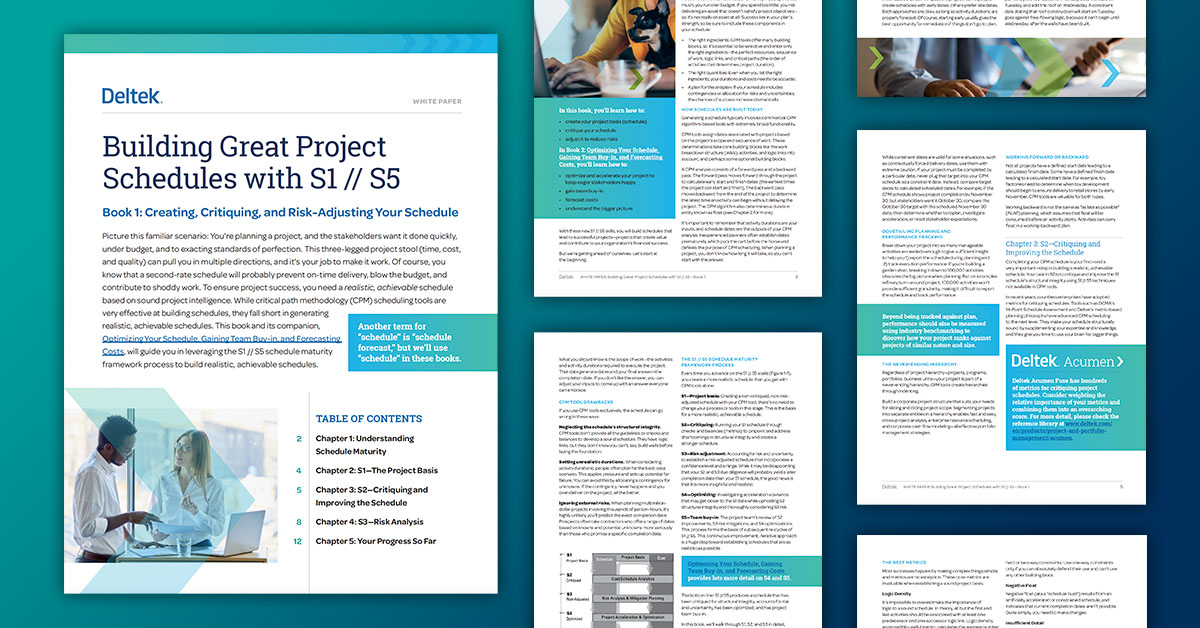 Build a Great Project Schedule