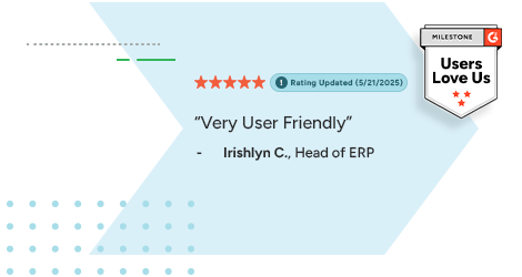 G2 review highlighting Deltek Ajera as “Very User Friendly” with 5-star rating.