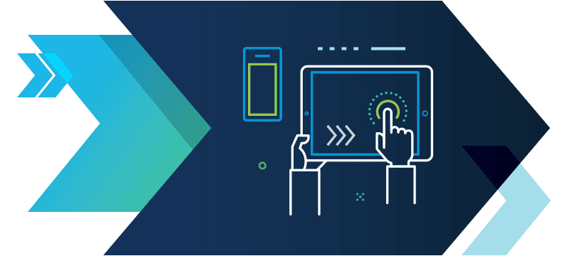 Illustration of mobile devices enabling field teams to capture photos and punch lists digitally