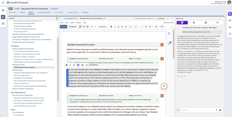 Drafting and Refining Content