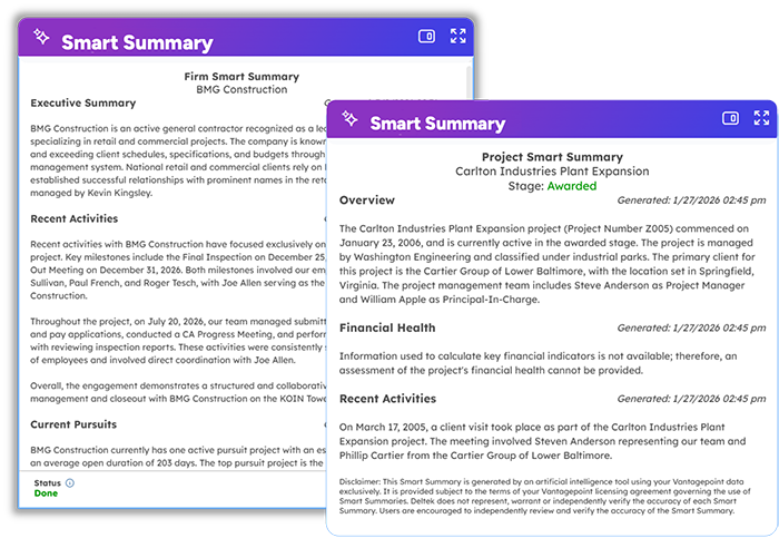Generate a full financial and milestone briefing in one click
