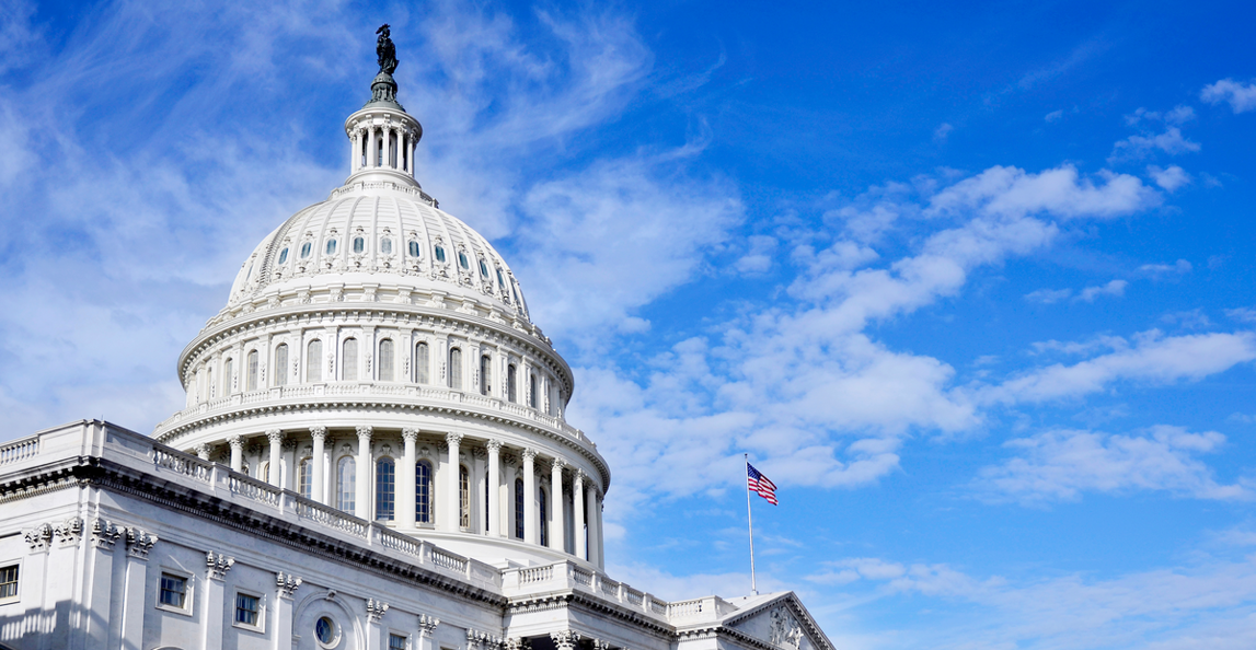 US capitol building in Washington DC