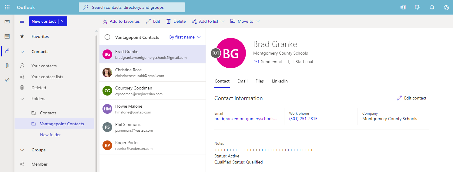 Vantagepoint Connect, Create Record