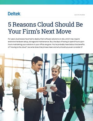 5 Reasons Cloud Should be Your Firm&rsquo;s Next Move 