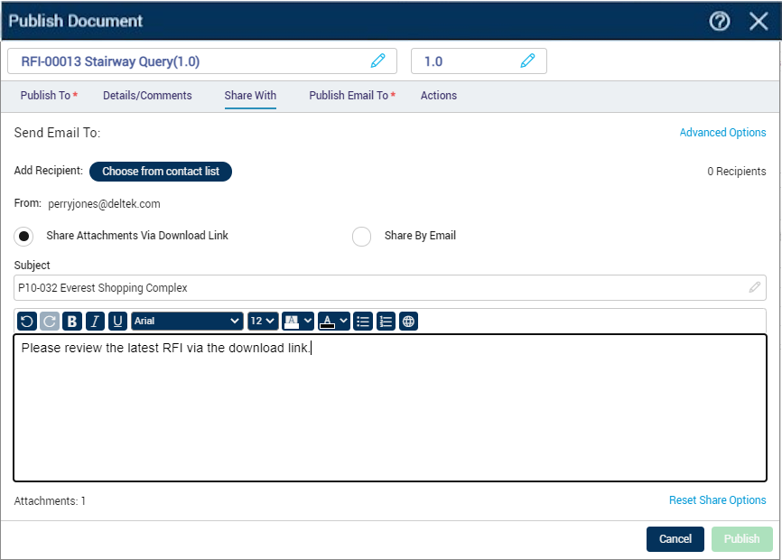 Deltek PIM Share Download Link