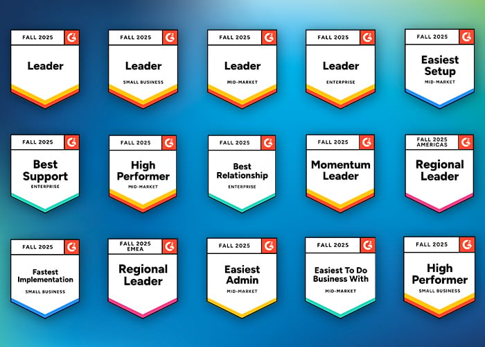 G2 Fall Award Badges