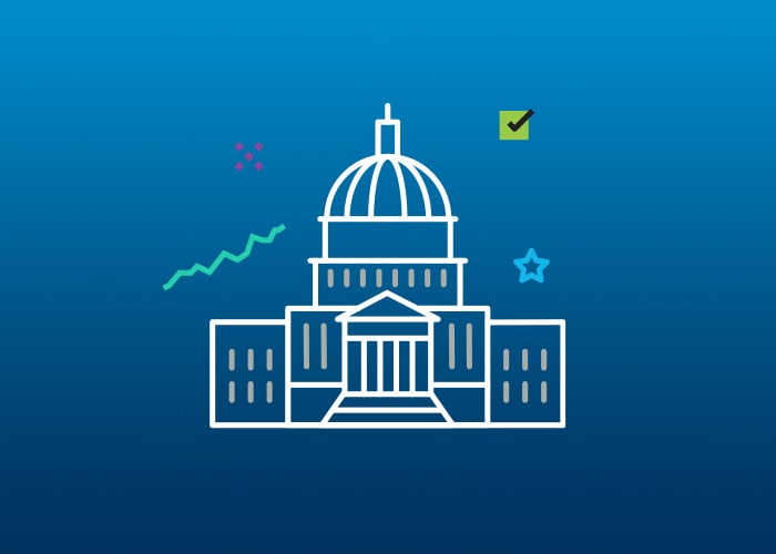 Government building icon
