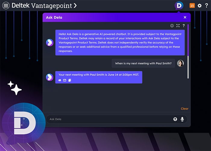 Dela chat box