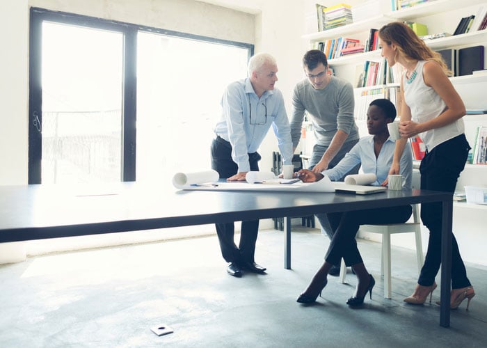 Group disucssion at table