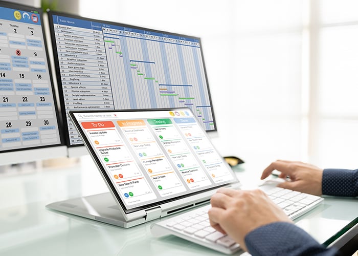 Chart vs. Gantt Chart
