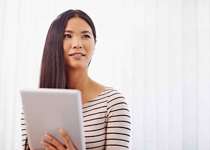 Professional Reflecting on Career Growth and Future Opportunities