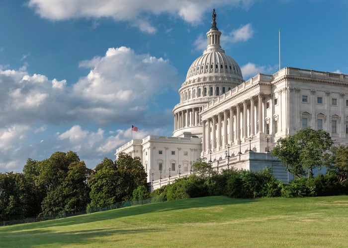 United States Capitol Building Representing Federal Government Contracting and Policy