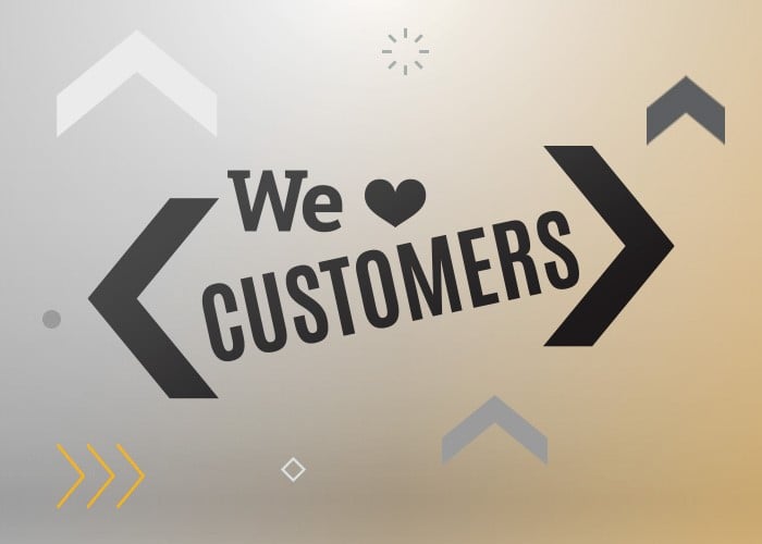 We love customers