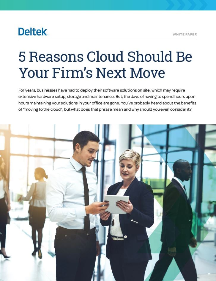 5 Reasons Cloud Should be Your Firm&rsquo;s Next Move