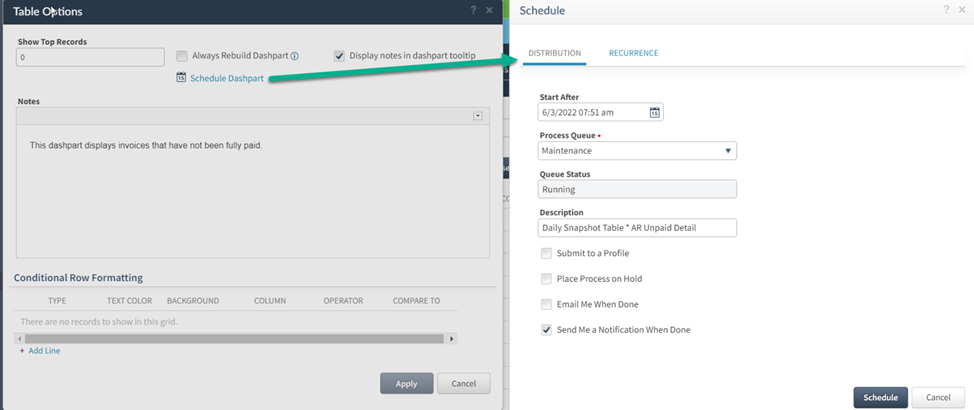 vantagepoint dashboard improvements