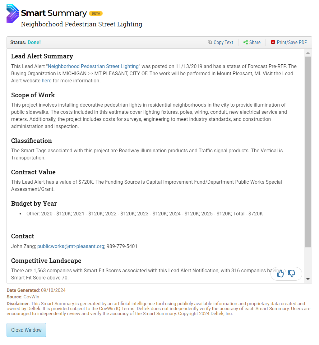 Lead Alerts