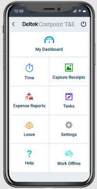 Time and Expenses Mobile App