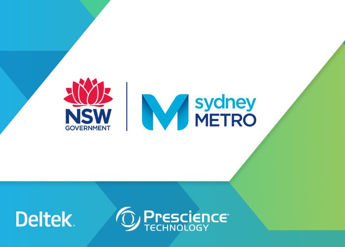 Prescience Technology and Sydney Metro logos