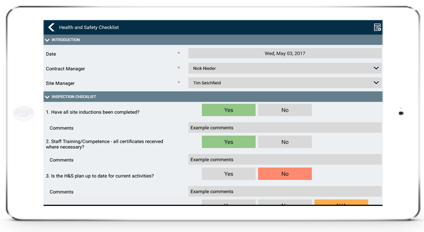 Deltek PIM mobile app_custom forms