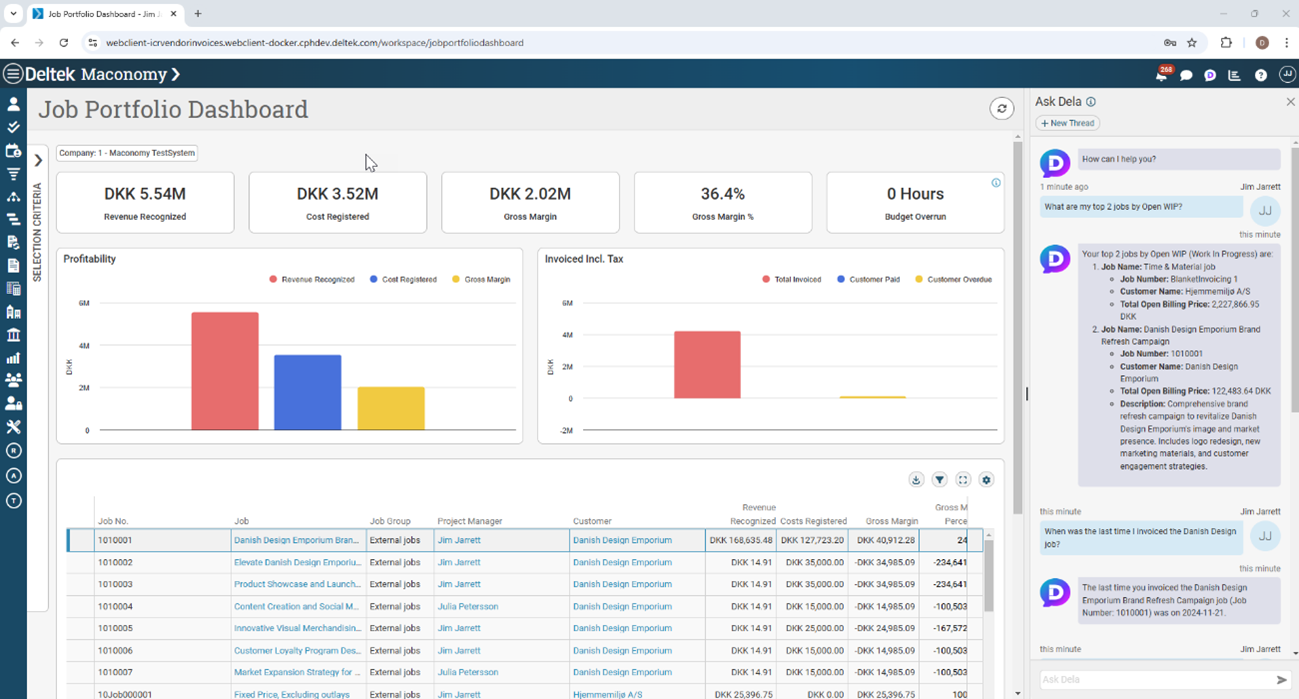 Unlock smarter project management with the AI-powered innovations in Maconomy 2.6.4
