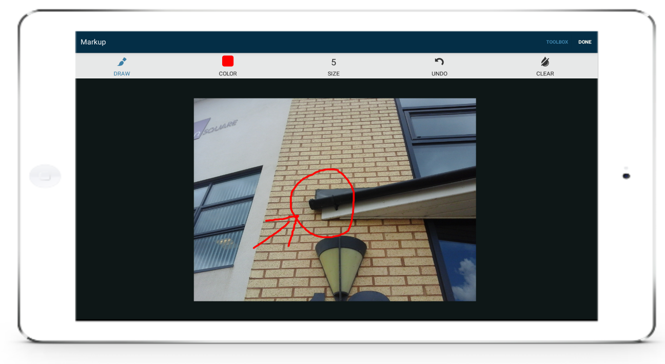 Deltek PIM Mobile App_take pictures and make annotations