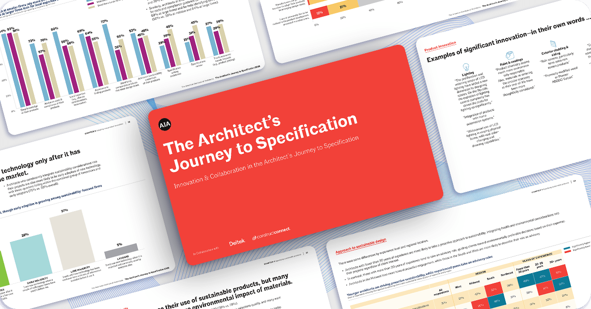AIA Architect's Journey to Specification: Innovation & Collaboration