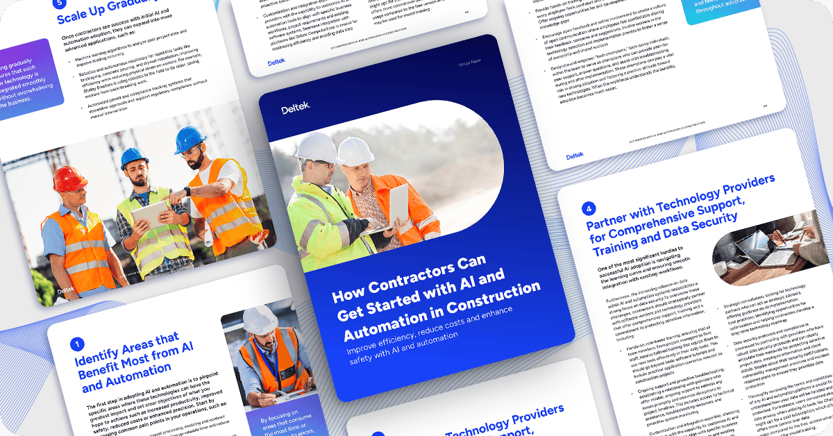 How Contractors Get Started with AI and Automation in Construction