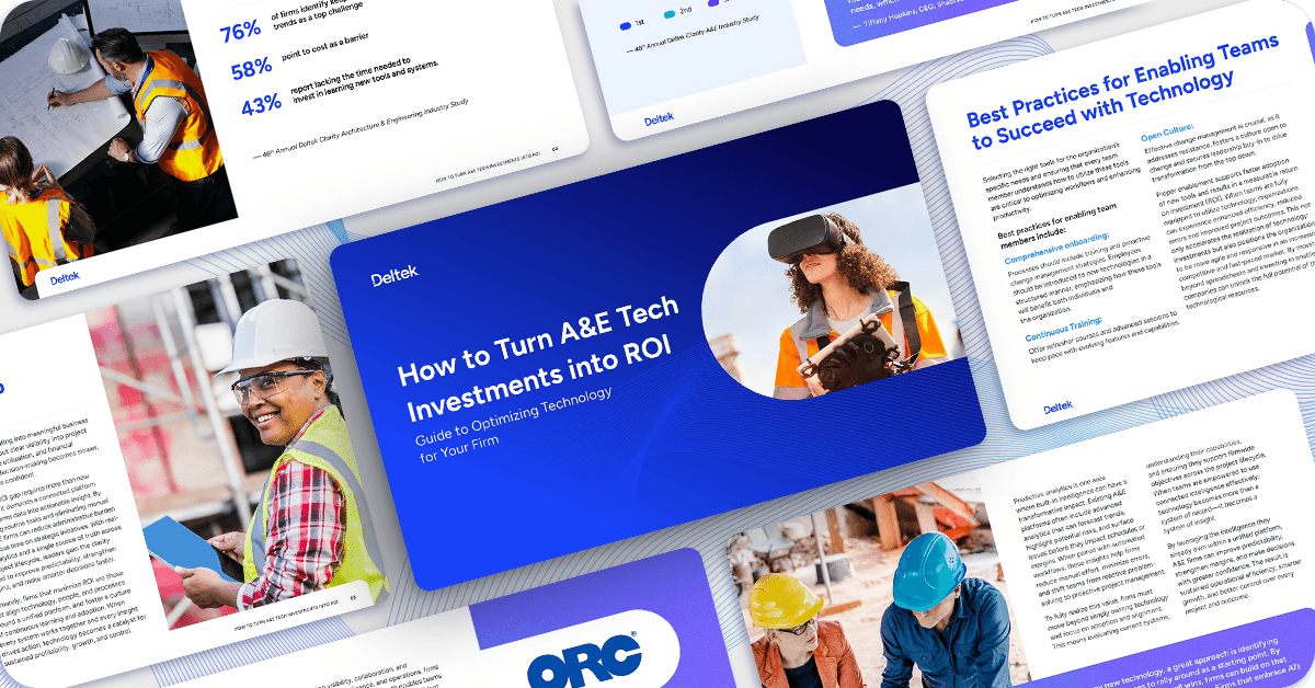 How to Turn A&E Tech Investments into ROI