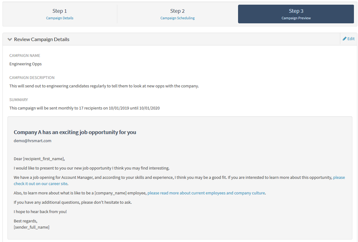 Talent Relationship Management